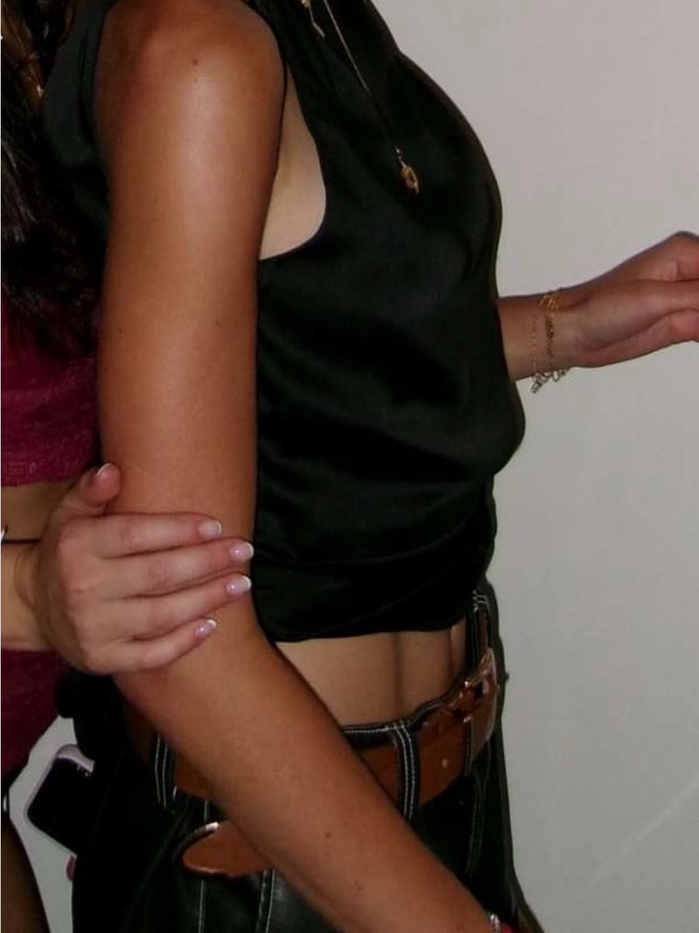 Zara Silk open back black going out top. Barely worn in perfect condition - Picture 3 of 3